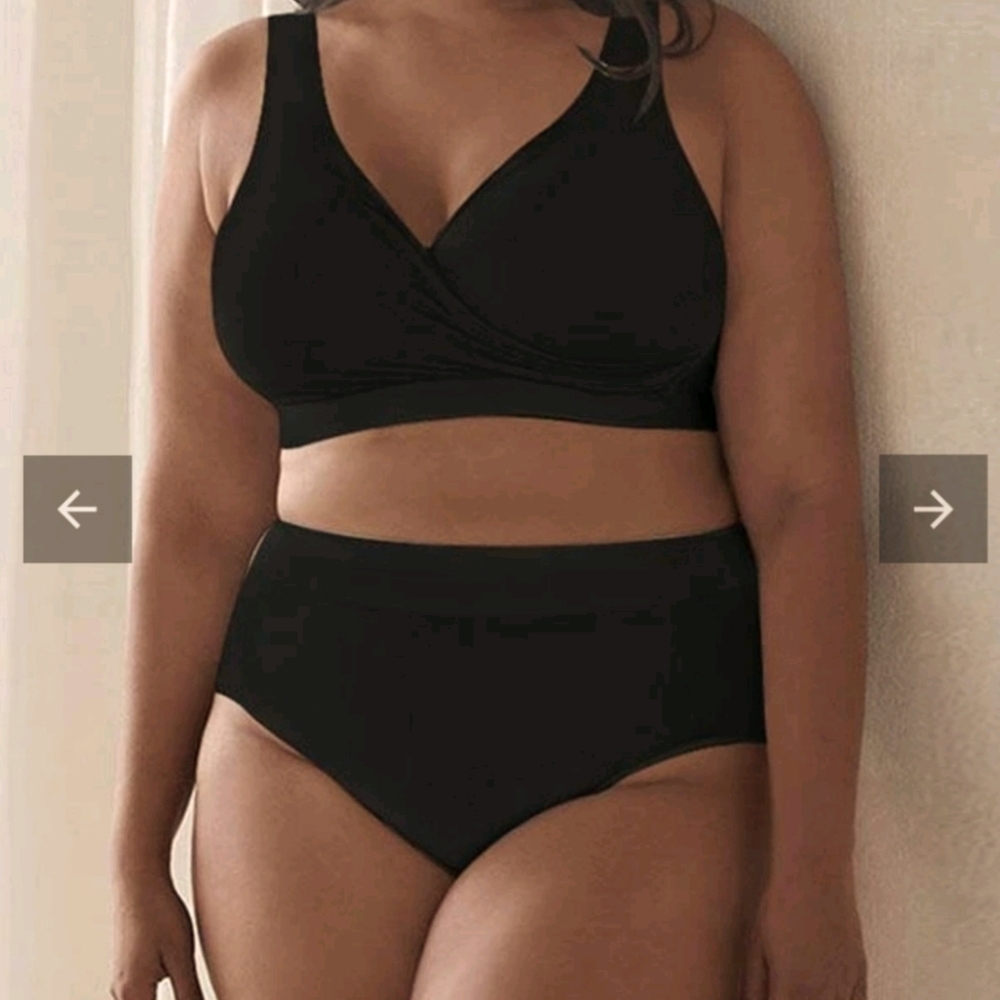 NEW Solid Black Bikini